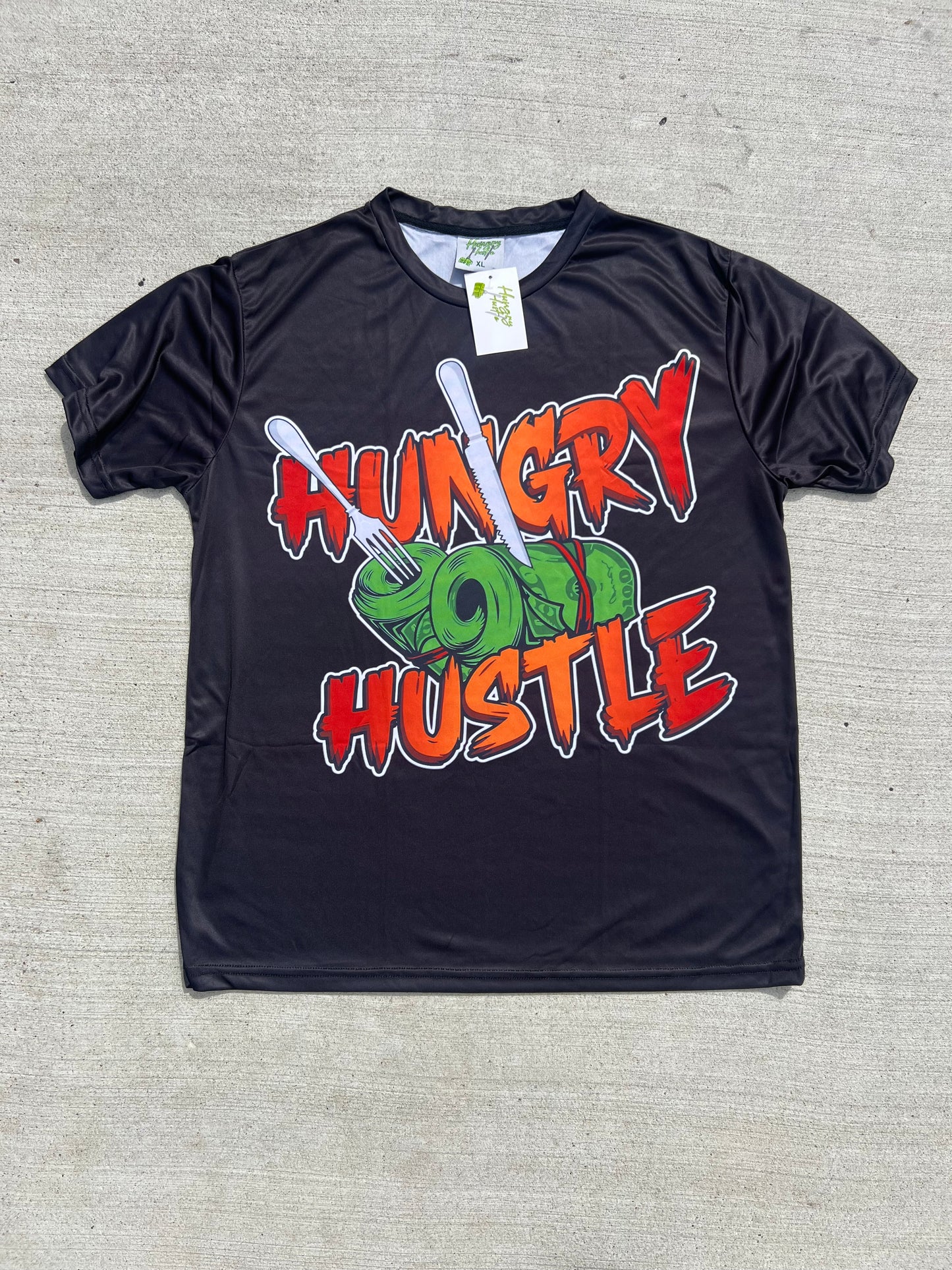 Blackout Hungry Hustle Graphic T-Shirt